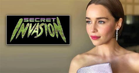 emilia clarke leaked|Secret Invasion leak reveals Emilia Clarke's shocking .